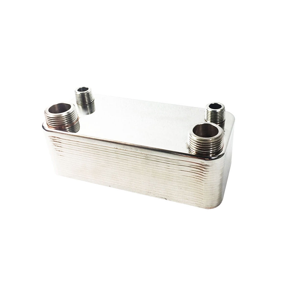 20 Plates Household Hot Water Exchanger Brazed Plate Heat Exchanger Stainless Steel