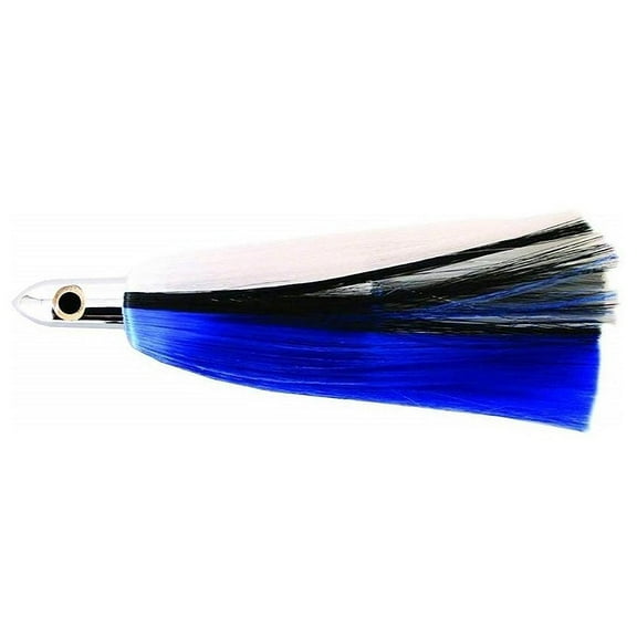 ILand Lure The Ilander 8.25" 2.5oz Chrome Head,Blue-Black-Crystal Lures