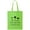 Lime, variant on Save The Bees Plant More Trees Cotton Canvas Tote Bag