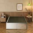 thumbnail image 3 of Maenizi 18 Inch Twin XL Bed Frames with White Skirt Cover, Metal Bed Frame Twin XL with Storage, Heavy Duty, No Box Spring Needed, Easy Assembly, Noise Free, Mattress Foundation, 3 of 6