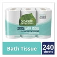 thumbnail image 2 of 100% Recycled Bathroom Tissue, Septic Safe, 2-Ply, White, 240 Sheets/roll, 12/pack | Bundle of 2 Packs, 2 of 5
