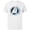 White, variant on Marvel Avengers: Endgame Logo Silver Speed - Short Sleeve Cotton T-Shirt for Adults - Customized-Natural