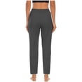 thumbnail image 4 of Petite/Regular/Tall Women's 7/8 On The Fly Pants Drawstring Casual Lounge Jogger Workout Yoga Travel Sweatpant Ladies Comfy Plus Size 2025 Trendy Outfits Lightweight Cute Fashion Dressy Clothes, 4 of 9