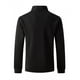thumbnail image 4 of Blusa y camisa de manga larga con cuello alto para hombre, color liso, con cremallera, deportiva, de manga larga y cuello alto., 4 of 8