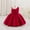 Red, variant on SERTG Little Girls' Party Dress Sheer Paneled Skirt with Back Zipper Sleeveless Round Neck Princesse Outfit for 6 Months-4 Years(Pink,12 Months)