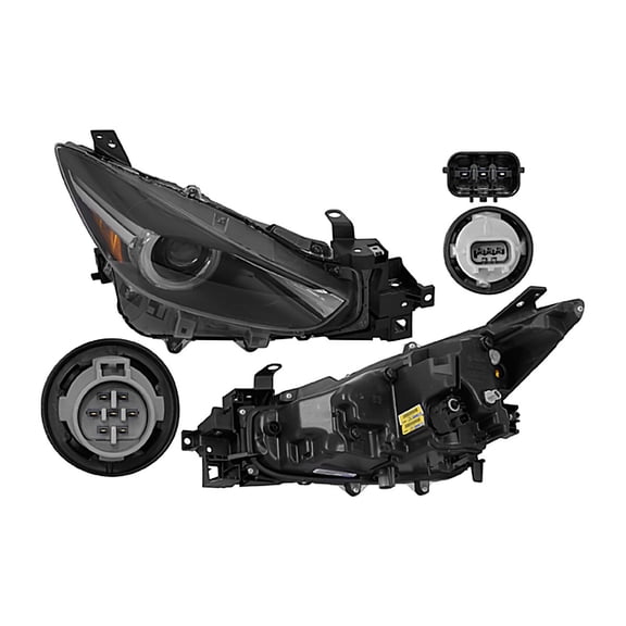 Faro 3 2017 A 2018 Mazda DEPO C/Leds Derecho