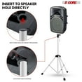 thumbnail image 5 of Adjustable Speaker Stand 31-54 Inch, Heavy Duty PA DJ Tripod Stand with 35mm Insert, 132lbs Capacity for Indoor Outdoor Use, 5 of 10