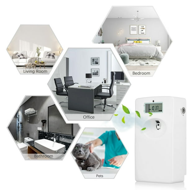 Wall Mounted Programmable Air Freshener Automatic Fragrance Spray Dispenser 330ml with