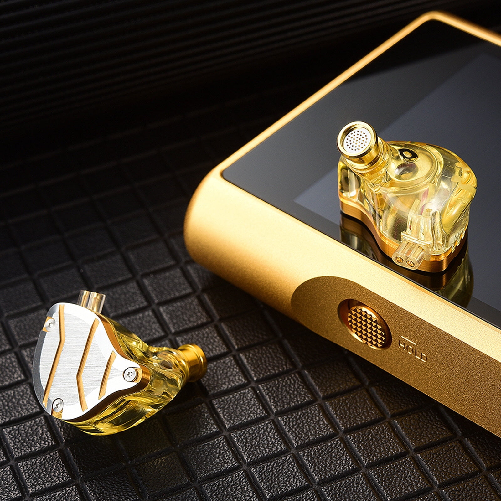 イヤホン iPhone8  headphone  box  judenki  gold QKZ ZXN 3.5mm Wired Headphones Dynamic Music Earphone Detachable