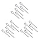 thumbnail image 2 of Injueey 6 piezas cucharas de café helado de acero inoxidable cucharillas de mango largo hogar restaurante cuchara vajilla accesorios plata Type1 NO1, 2 of 6