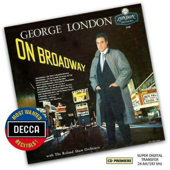 London / Roland Shaw Orchestra - Most Wanted Recital: George London on Broadway - Classical - CD