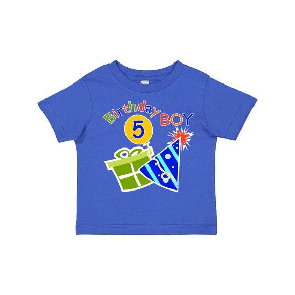 Inktastic Birthday Boy 5th Birthday Boys Toddler T-Shirt