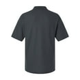 thumbnail image 5 of Harriton M105T Men's Tall Maverick CVC Pique Polo-Dark Charcoal-LT, 5 of 6