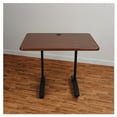 thumbnail image 3 of Alera ALEVA7443BK Valencia Series 24.5 in. x 19.75 in. x 28.5 in. Training Table T-Leg Base - Black, 3 of 4
