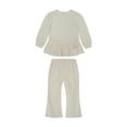 thumbnail image 2 of Wonderluxe Baby Girls' Cozy Velour Top, Pant and Headband, 3-Piece Set, Sizes 0-3M-24M, 2 of 12
