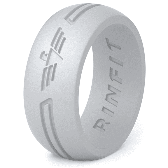 Rinfit Silicone Rings - Eagle Collection - Rubber Bands for Men - Comfotable Wedding Ring Replacement
