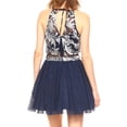 thumbnail image 3 of Teeze Me Juniors Popover Fit Flare Dress Silversmoke 11, 3 of 5