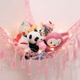 thumbnail image 1 of Hamaca para juguetes, hamaca para animales de peluche (polvo, sin lámpara), almacenamiento para juguetes de peluche, hamaca para guardar peluches de oso de peluche, red para colgar en la esquina, alma, 1 of 4