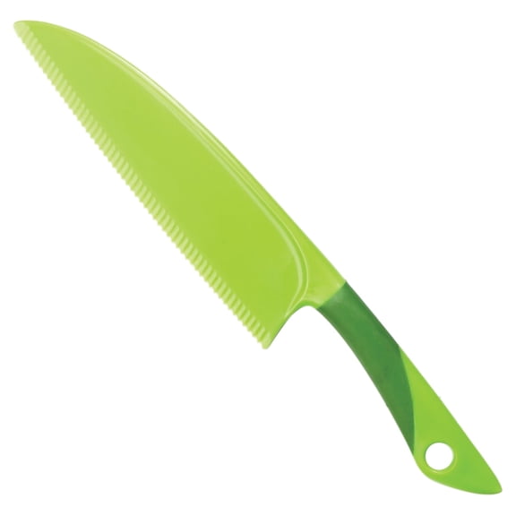 Norpro Lettuce Knife Non Stick Blade Prevents Browning Soft Handle, 12.75" x 2" x .5", Green