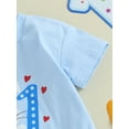 thumbnail image 6 of Jxzom Infant Baby Boy Girl My First Easter Outfit 0 3 6 12 18 Months Bunny Carrot Romper Long Sleeve Crewneck Sweatshirt Bodysuit, 6 of 8
