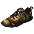 thumbnail image 2 of Happy Halloween Witch Running Shoes Sneakers Mesh Black Size 8, 2 of 5
