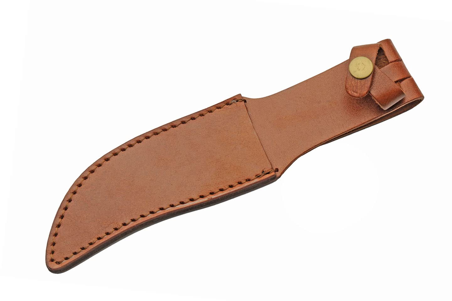 SZCO 10.25 Inch Green Mosaic Fixed Blade Hunter Knife Stainless Steel Blade Camel Bone Handle With Leather Sheath