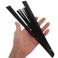 thumbnail image 5 of FRCOLOR DIY Handheld Folding Fans Creative Black Wood Fan Frame for Craft Projects Lightweight Portable, 5 of 8