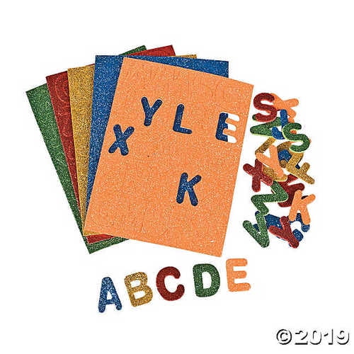 Good Looking sticky letters walmart Glitter Self Adhesive Letters Walmart Com