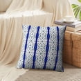thumbnail image 4 of LALILO Throw Pillow Covers Kaleidoscope Ethnic With Blue Navy Cushion Cover 18" x 18", 3723 Pack, 4 of 6