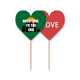 thumbnail image 1 of Amor amantes para siempre Palillos de dientes bandera etiqueta de amor selección de pastelitos, 1 of 4
