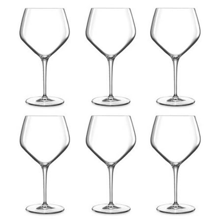 6 Luigi Bormioli Atelier Chardonnay Wine Glasses Set 23.75oz Lead Free