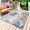 Mist Blue, variant on CrabCoastal Outdoor Rug for Patio/Deck/Porch, Non-Slip Large Area Rug 5 x 8 Ft, Summer Beach Coral Starfish Blue Ombre Indoor Outdoor Rugs Washable Area Rugs, Reversible Camping Rug Carpet Runner