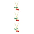 thumbnail image 3 of Redempat Style With Chic And Fashionable Pendant Necklaces Minimalist Eye-catching gold 3Set, 3 of 6