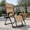 Beige, variant on Resenkos Extra‑Wide Zero‑Gravity Folding Lounge Chair, Multi‑Position Lockable Reclining Backrest, 500 lb Weight Capacity with Cup Holder and Head Pillow for Patio Backyard, Dark Red