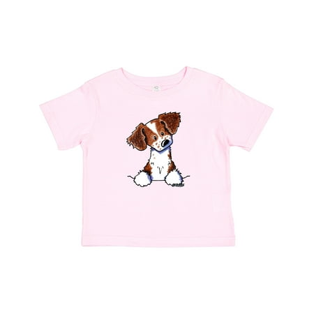 Inktastic Pocket Brittany Spaniel Boys or Girls Toddler T-Shirt
