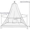 thumbnail image 4 of Mosquito Net With Luminous Stars Mosquito Net For Bed Punch-free Installation Bed Canopy For Girls Hanging Bed Net For Single To King Size Double Beds, 4 of 5