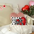 thumbnail image 2 of Valentines Day Pillow Cover 12X20 Inch Polka Dots Heart Bow Decoration Holiday Home Decorative Pillow Case for Sofa Couch Decor AA339-12, 2 of 6