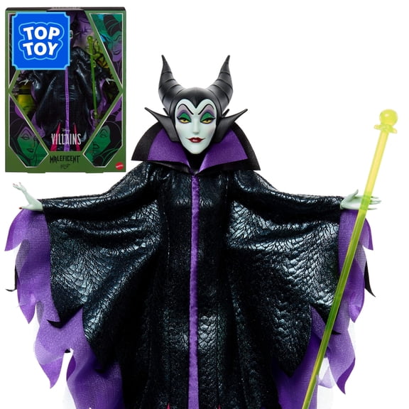 Disney Collector Maleficent Collectible Villains Fashion Doll in Signature Look with 1 Accessory