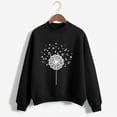 thumbnail image 2 of WXLWZYWL Trendy Sweatshirts For Women 2023 Women Casual Print Round Neck Loose Long Sleeve Short Tops Blouse Hoodless Sweatshirts, 2 of 5
