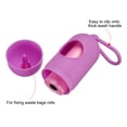 thumbnail image 4 of Unique Bargains Distributeur de Sacs à Déchets Solide et Étanche Rose, 15 Unités / 1 Rouleau, 4 of 5
