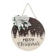 thumbnail image 5 of Letrero Navideño De Madera, Decoraciones Navideñas Para Puertas, Letrero Colgante Con Cuerda, Textura Clara Redonda, Antidecoloración Para Festivales, 5 of 7