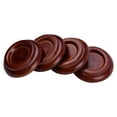 thumbnail image 2 of Solid Wood Upright Piano Caster Cups Coaster with Anti-slip EVA Pad, 4pcs/Set, 2 of 9