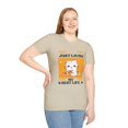 thumbnail image 3 of Funny Cat T-Shirt Living my best life, 3 of 6