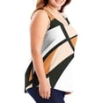 thumbnail image 4 of WRKEKC Summer Tank Tops for Women Print Crew Neck Plus Size Sleeveless Casual Tank Loose Fit Lightweight Daily Top, 4 of 7