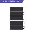 thumbnail image 2 of Centon Waterproof 8GB USB 5pk Black (DSW8GB5PK), 2 of 3