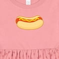 thumbnail image 4 of Inktastic Funny Hot Dog Girls Baby Dress, 4 of 5