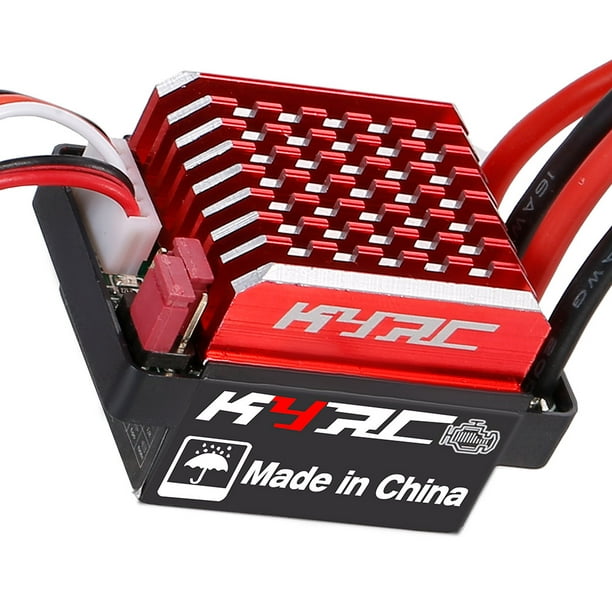 Controlador de velocidad eléctrico Coche de control remoto ESC 60A Controlador eléctrico cepillado 6V/2A BEC Reemplazo para 1/10 TRX-4 D90 HSP Redcat 4WD Tamiya Axial SCX10 HPI Romacci Controlador de velocidad eléctrico