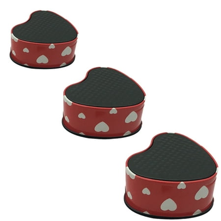 

Mnjin Cake Set Temperature Bottom Printing 3-Piece Buckle High Live Heart-Shaped Cake Mould A