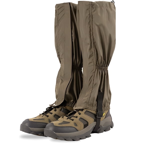 TELOLY Leg Gaiters, Waterproof, Lightweight and Adjustable, Snow Boot Gaiters, for Men and Women Hiking, Walking, Hunting, Backpacking, Skiing, Mountaineering