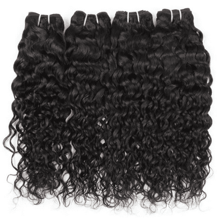 Allove Brazilian Water Wave Virgin Hair 5 Pcs Brazilian Wet And